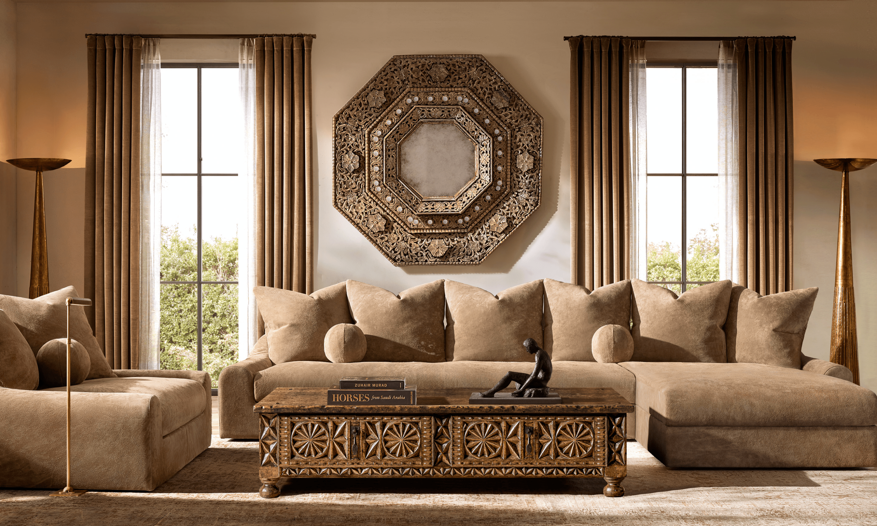 クッションカバー Restoration Hardware 米　高級インテリア店 RH